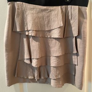 BCBG layered mini skirt